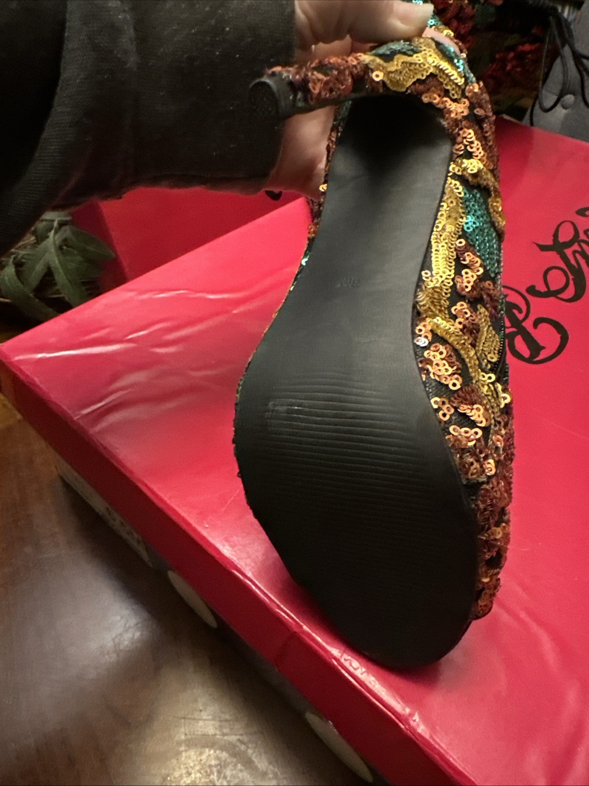 Totally Wicked by Nelly Bernal Celebrity Stiletto Boot Copper Multi- Item #225