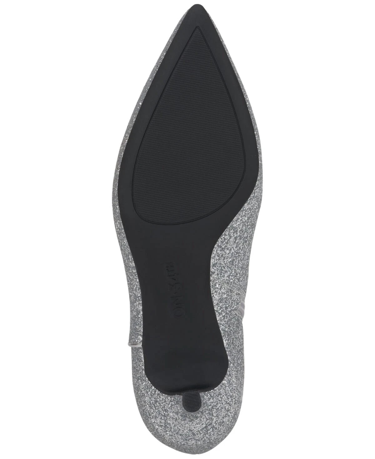 On 34th Womens Tulip Aatira Booties 10019682200 Silver Glitter Gray 7 M