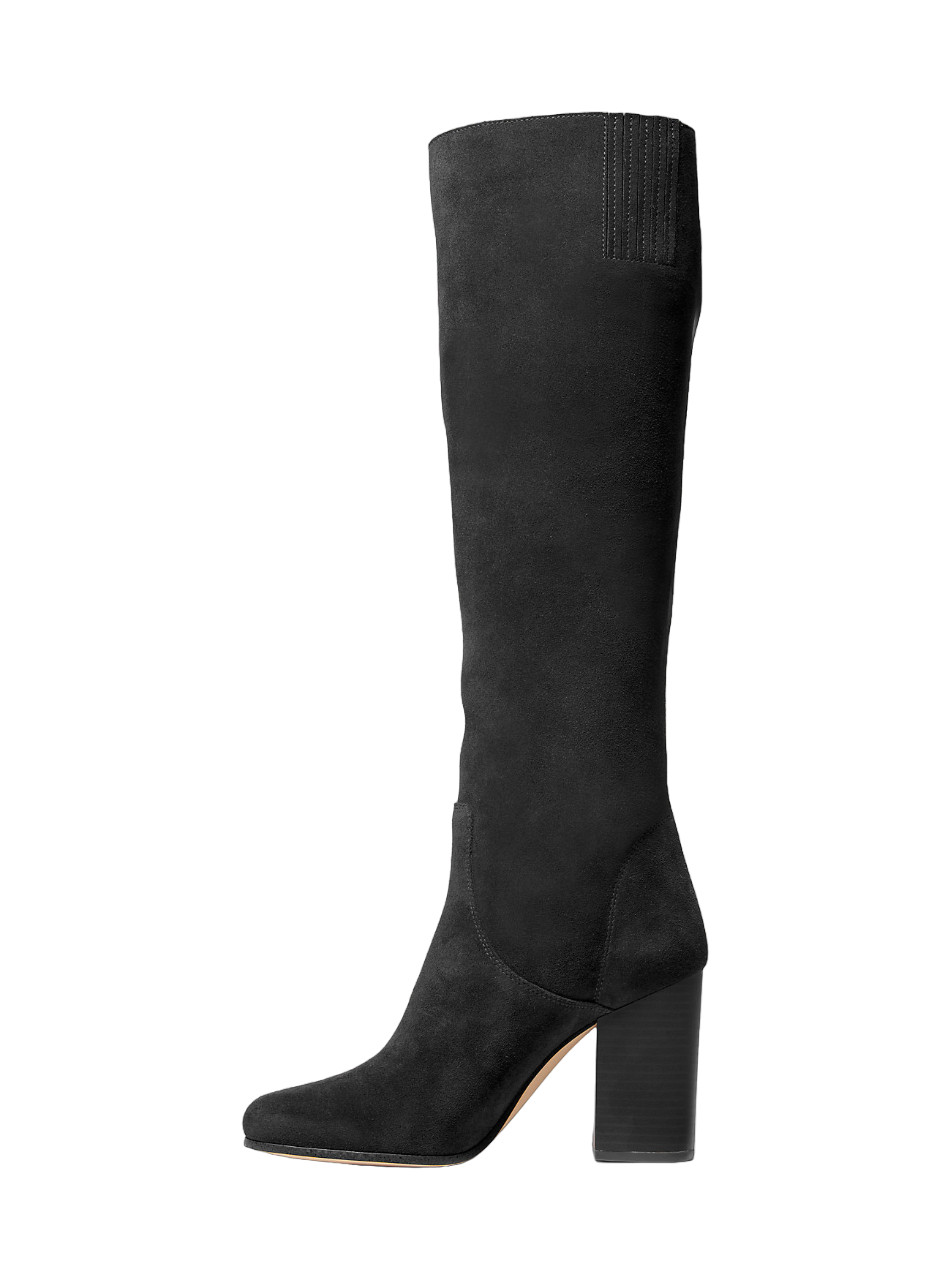 Michael Kors Jocelyn Suede Boot Black/Luggage 6/6.5/7/7.5/8/8.5/9/9.5/10 Nib$355