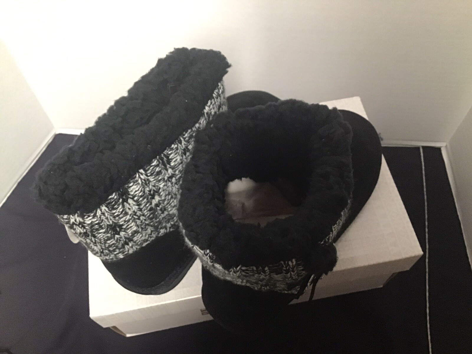 LUKEES by MUK LUKS Womens Winter Alyx Boots Fashion Black Size 6 New
