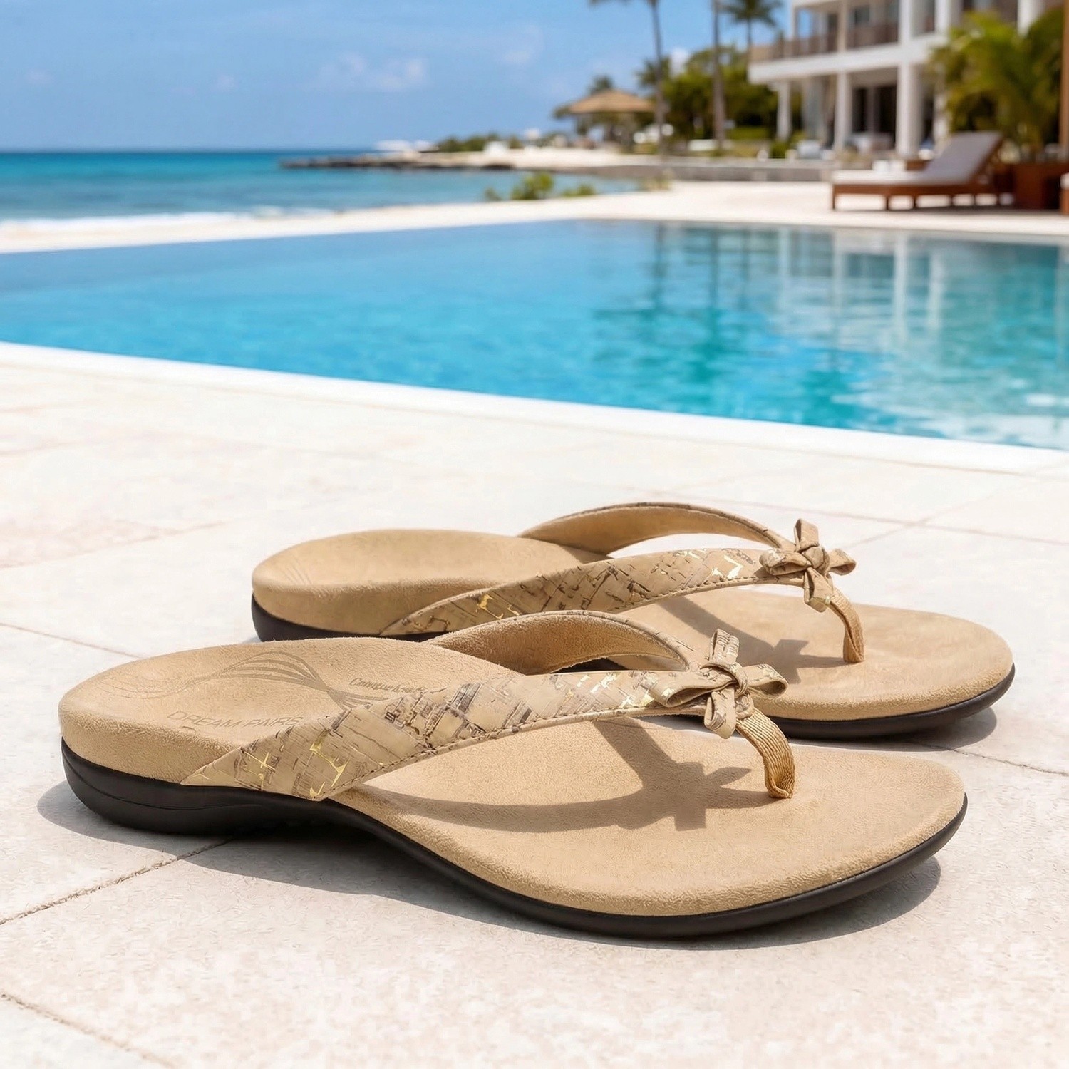 Women Arch Support Flip Flops Comfortable Dress Orthopedic Thong Sandals Slide