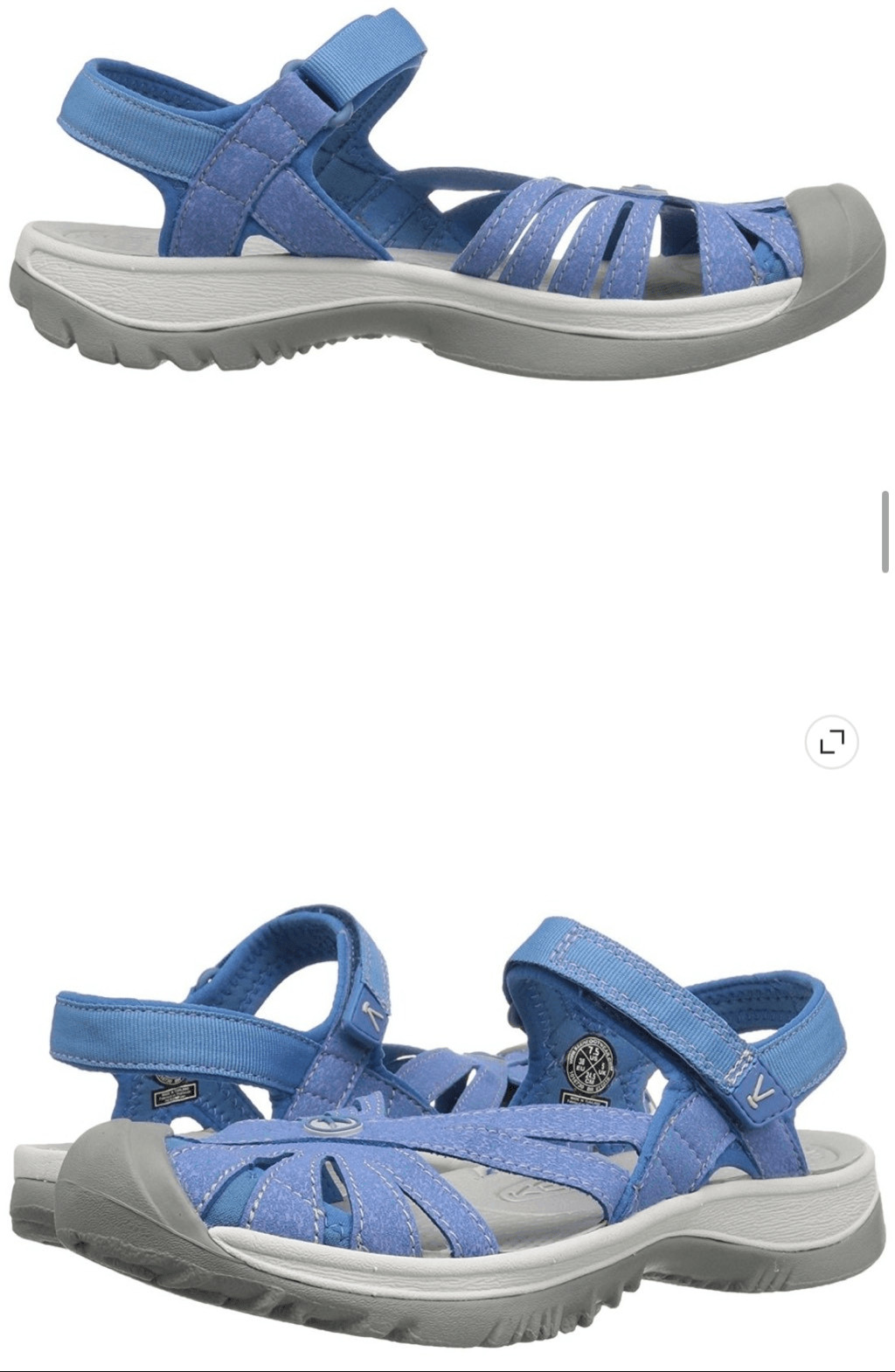 KEEN Rose Blue Sport Sandals Women’s Closed Toe Outdoor Hiking Water Shoes Size