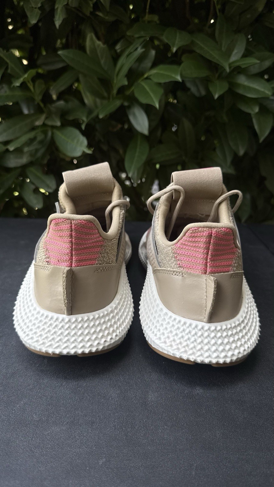Adidas Prophere Women’s Sneakers Beige Pink Knit Shoes US 6 EU 38 2/3
