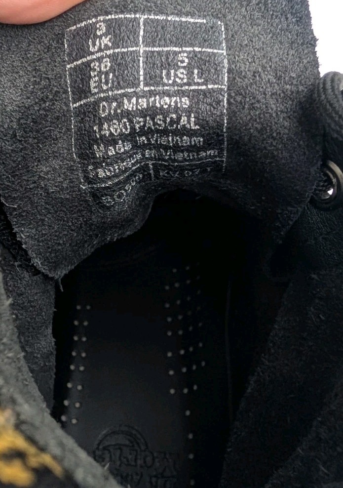 Dr. Martens Vintage Virginia Womens Boots Black EU36 US5