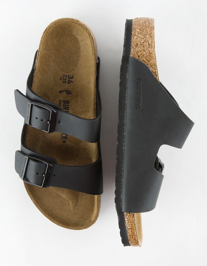 Birkenstock Arizona Black Birko-Flor Soft Footbed Unisex Sandals Wide/Narrow