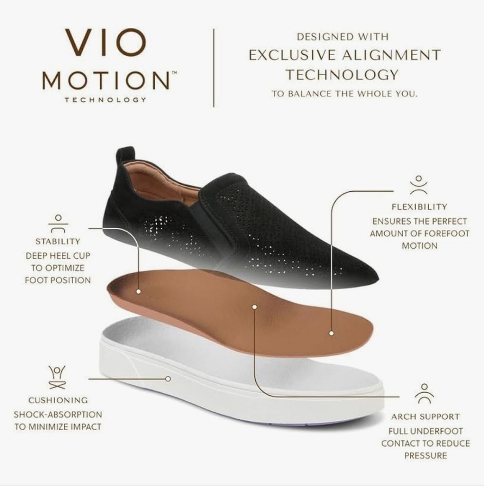 Vionic Kimmie Perf Roze Coral Laser Cut Arch Support Slip on Sneaker Shoe 7.5