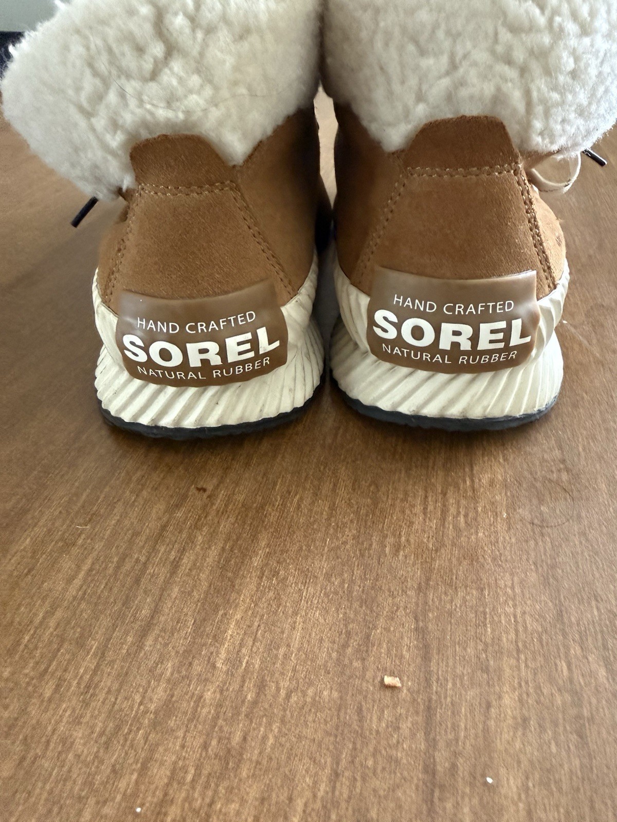 Sorel Cream Shearling-Lined Women’s Boots