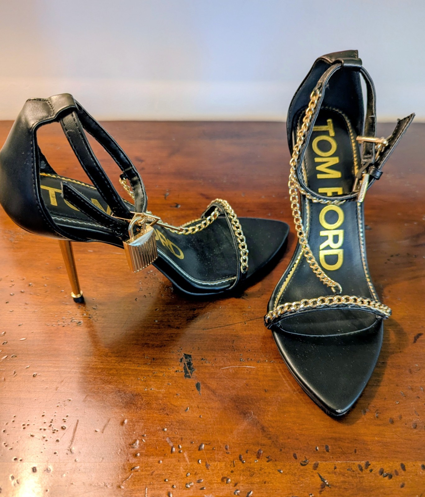 Tom Ford Black Padlock Sandals | EU 37 US 6.5 (maybe not even worn)