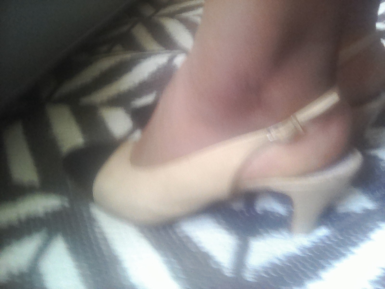 Authentic Chanel Tan & Navy Slingback Shoes Make Your Best Reasonable Offers