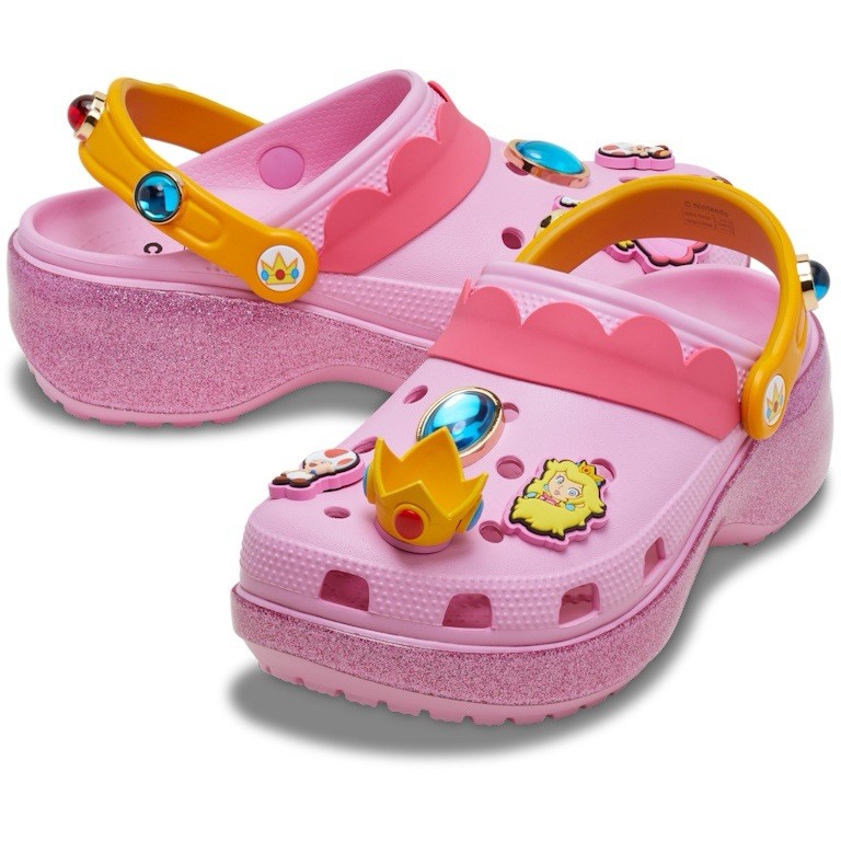 Crocs Classic Platform Clog “Princess Peach” – Super Mario | EU 38-39 | Brand New