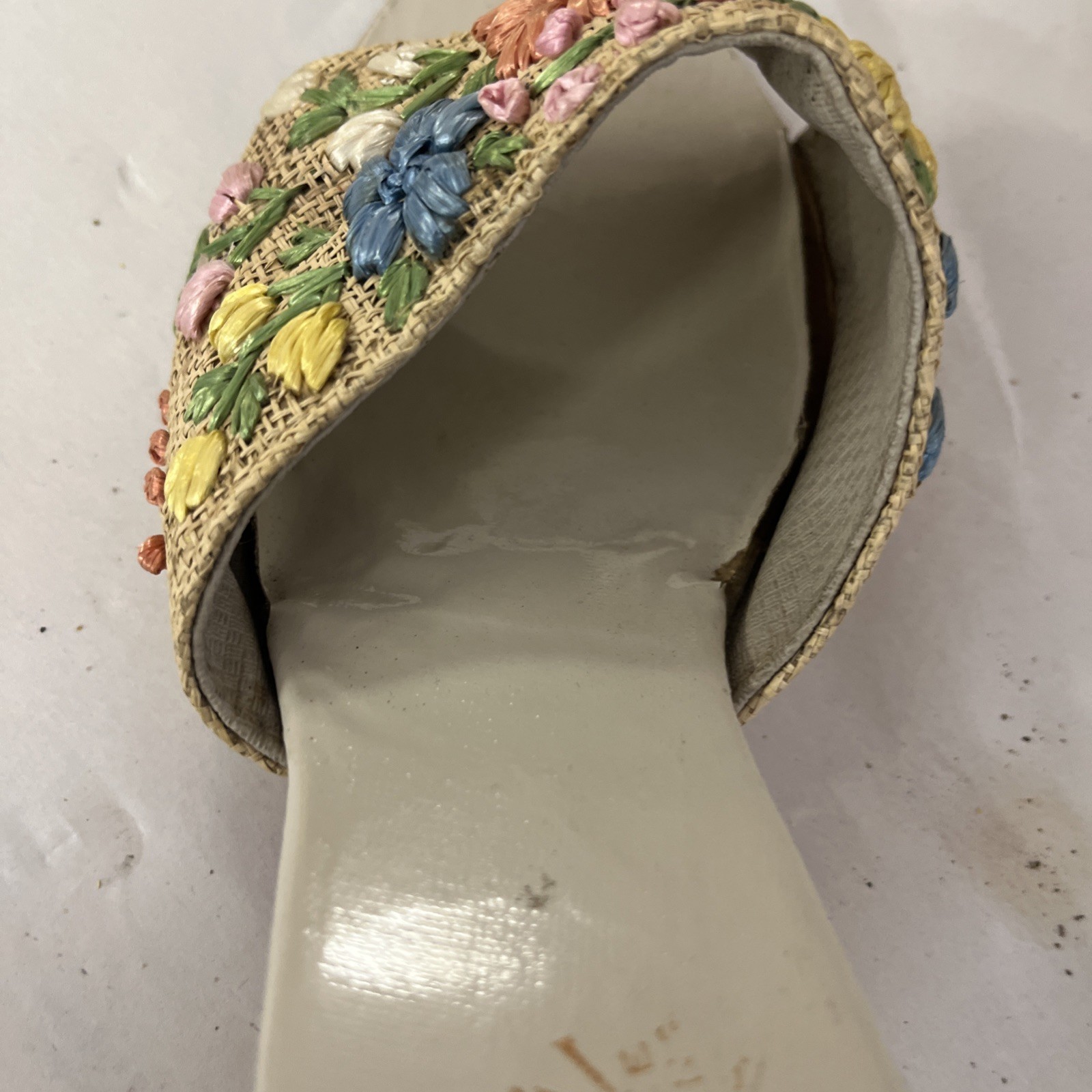 Vintage Capili Original Floral Mule Sandals. Philippines