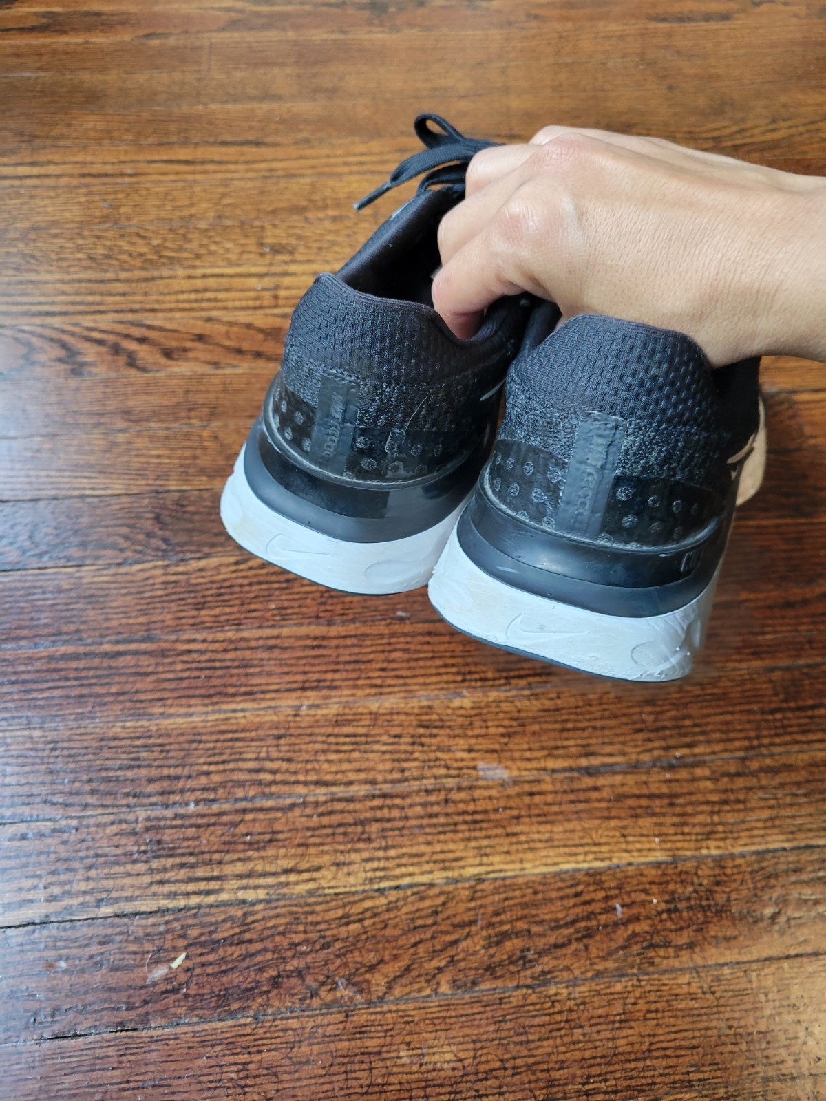 Nike React Infinity Run Womens Sz 6.5 Black Activewear, Casual Running