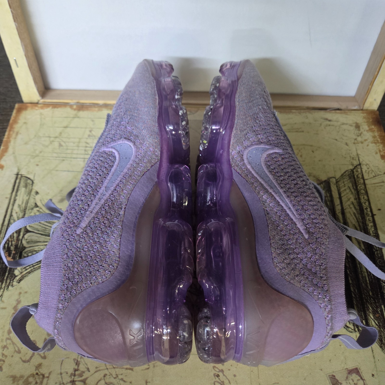 Size 7 – Nike Air VaporMax Flyknit Women’s Shoes Day to Night – Amethyst Ash