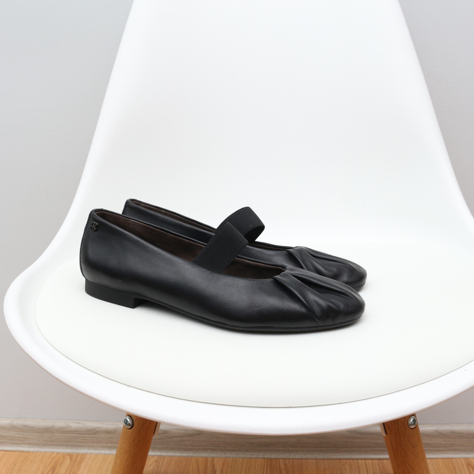 Women’s Paul Green Vail Flat Black Soft Leather Mary Jane Ballet US6 UK3.5 EU36