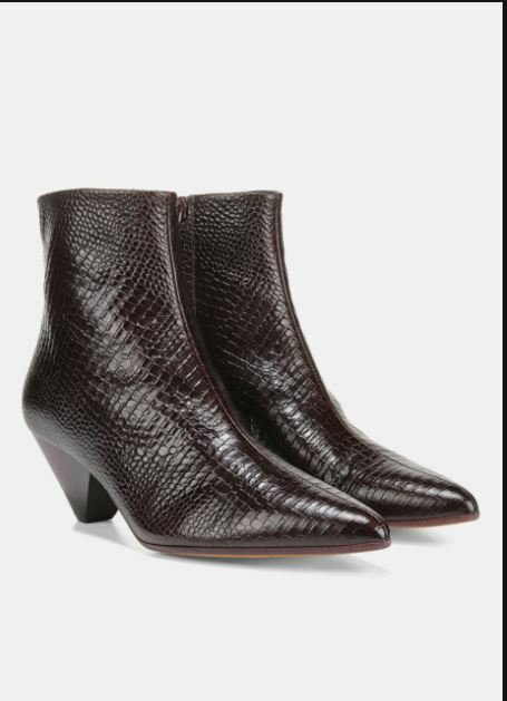 NIB VINCE ALDER WOMEN ANKLE BOOTIE in DLIANWINE SIZE 6, 6.5, 8, 8.5, 9, 9.5 $450