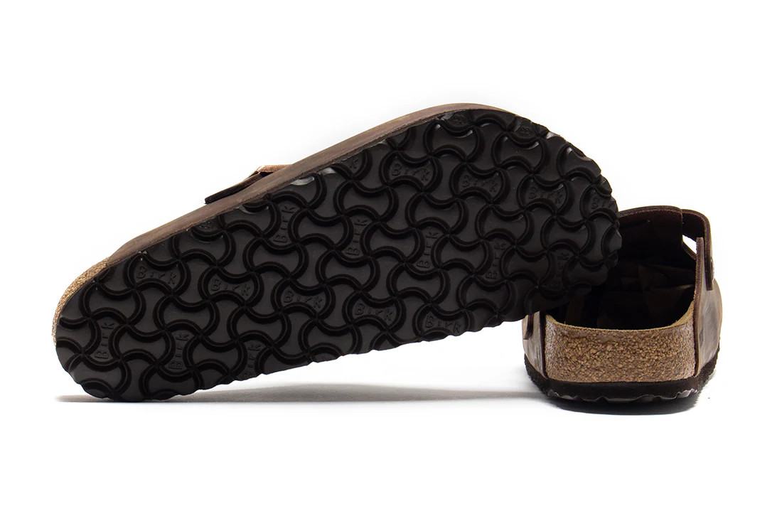 Birkenstock Boston Oiled Leather Soft Footbed Habana Shoes SelectSize New w/ Box