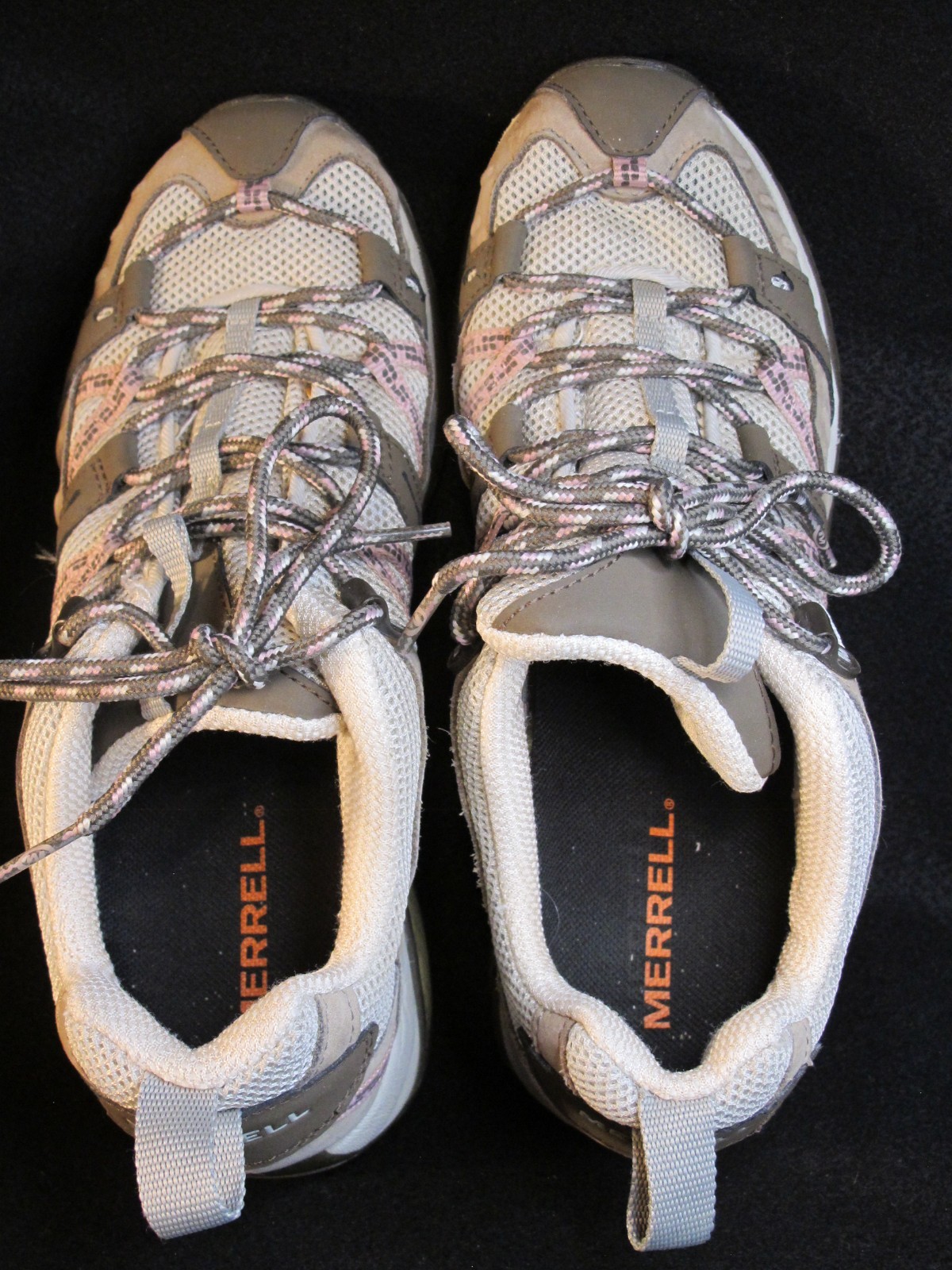 Merrell Women’s Boots/Shoes Siren Sport 8.5 WIDE Elephant/Pink Breathable EUC