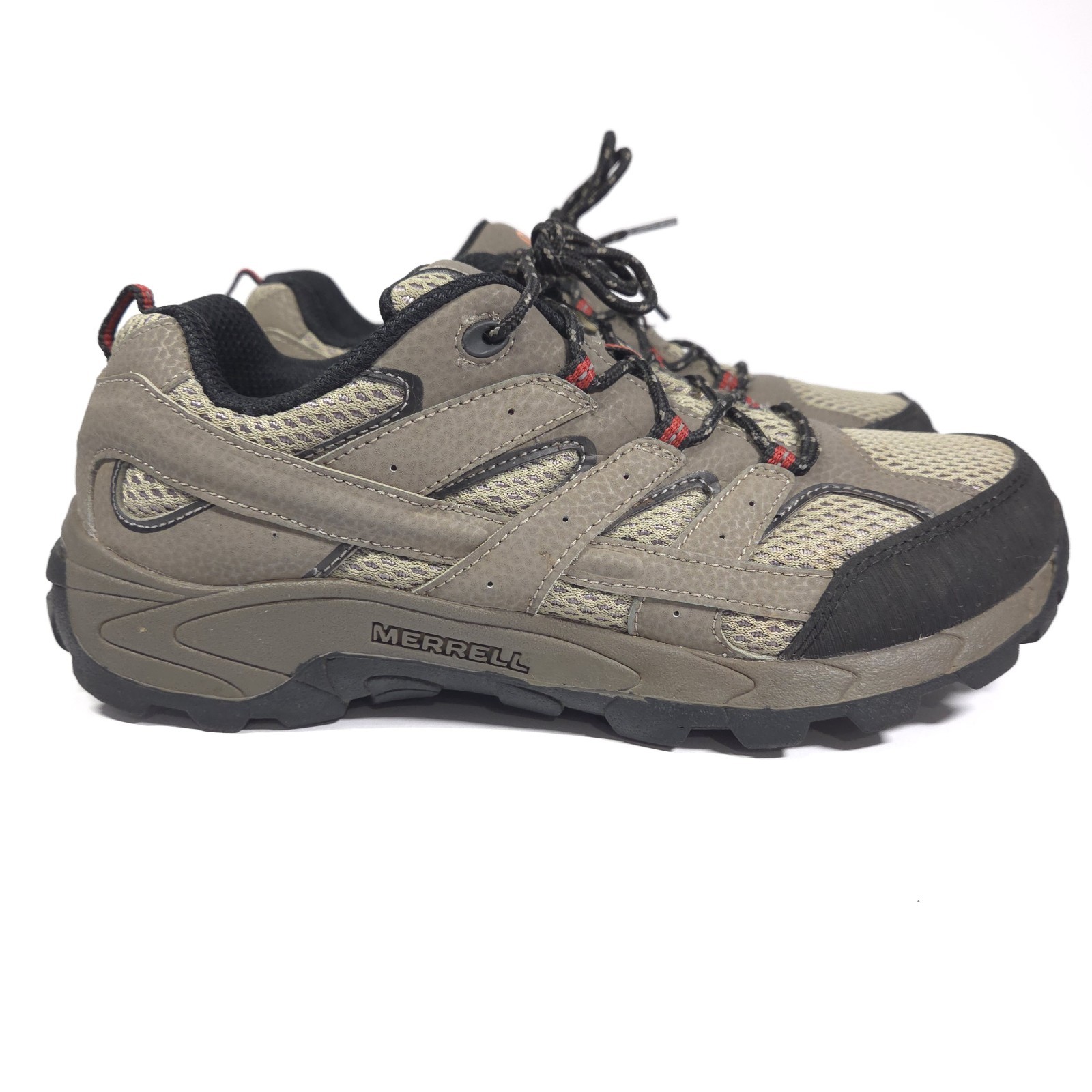 Merrell M Moab 2 Low Up Lace Hiking Shoes Women’s Size 6.5 M Brown Gray 62012