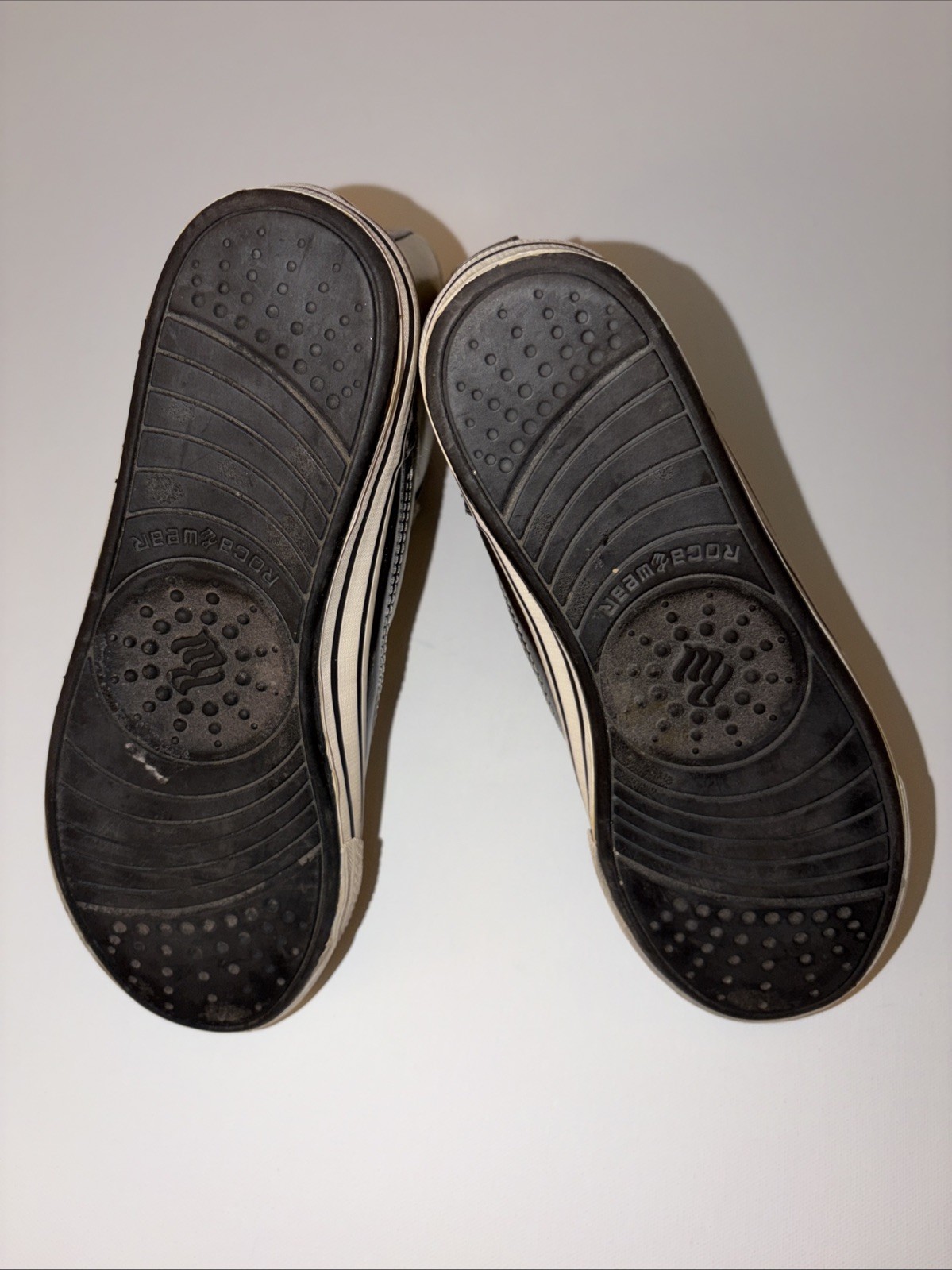 RARE VINTAGE ROCAWEAR «MIXER» WOMANS SZ L8 R7 HIGH TOP SNEAKERS