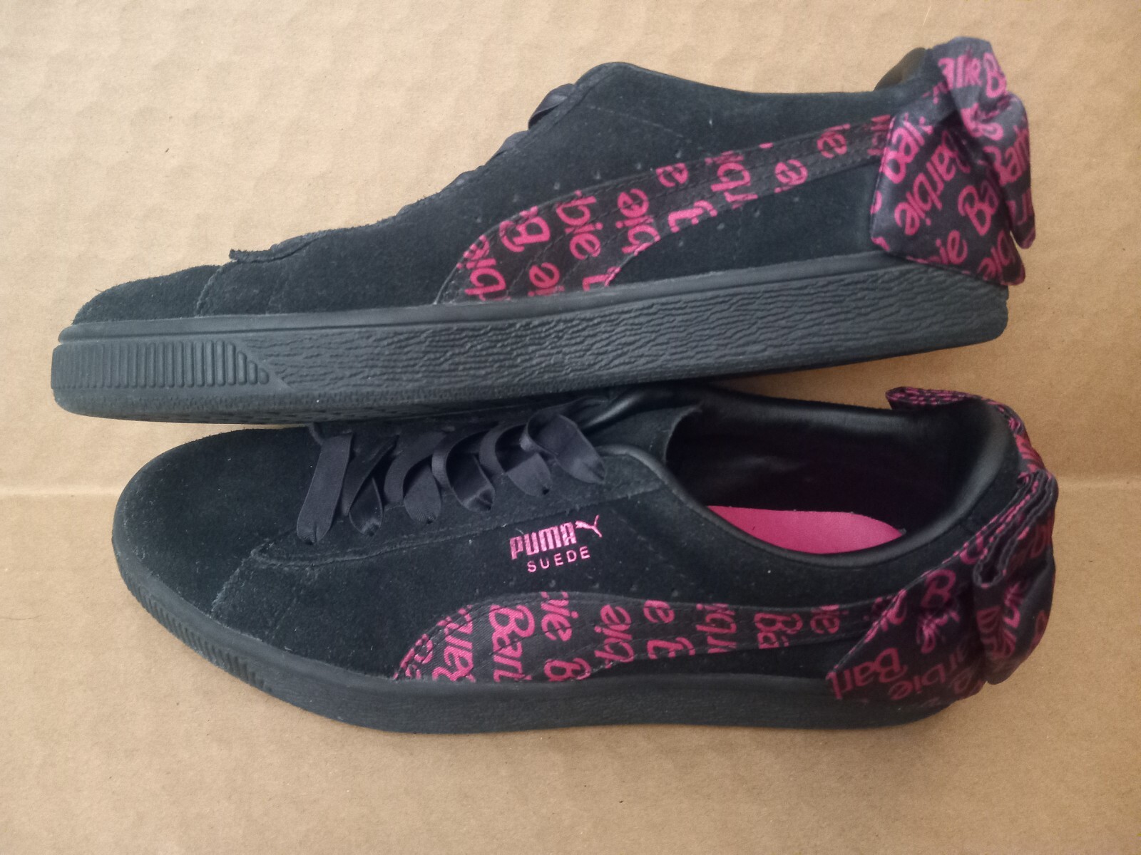 Puma Suede Shoes Barbie 50th Anniversary Classic 366337-01 Size 5.5
