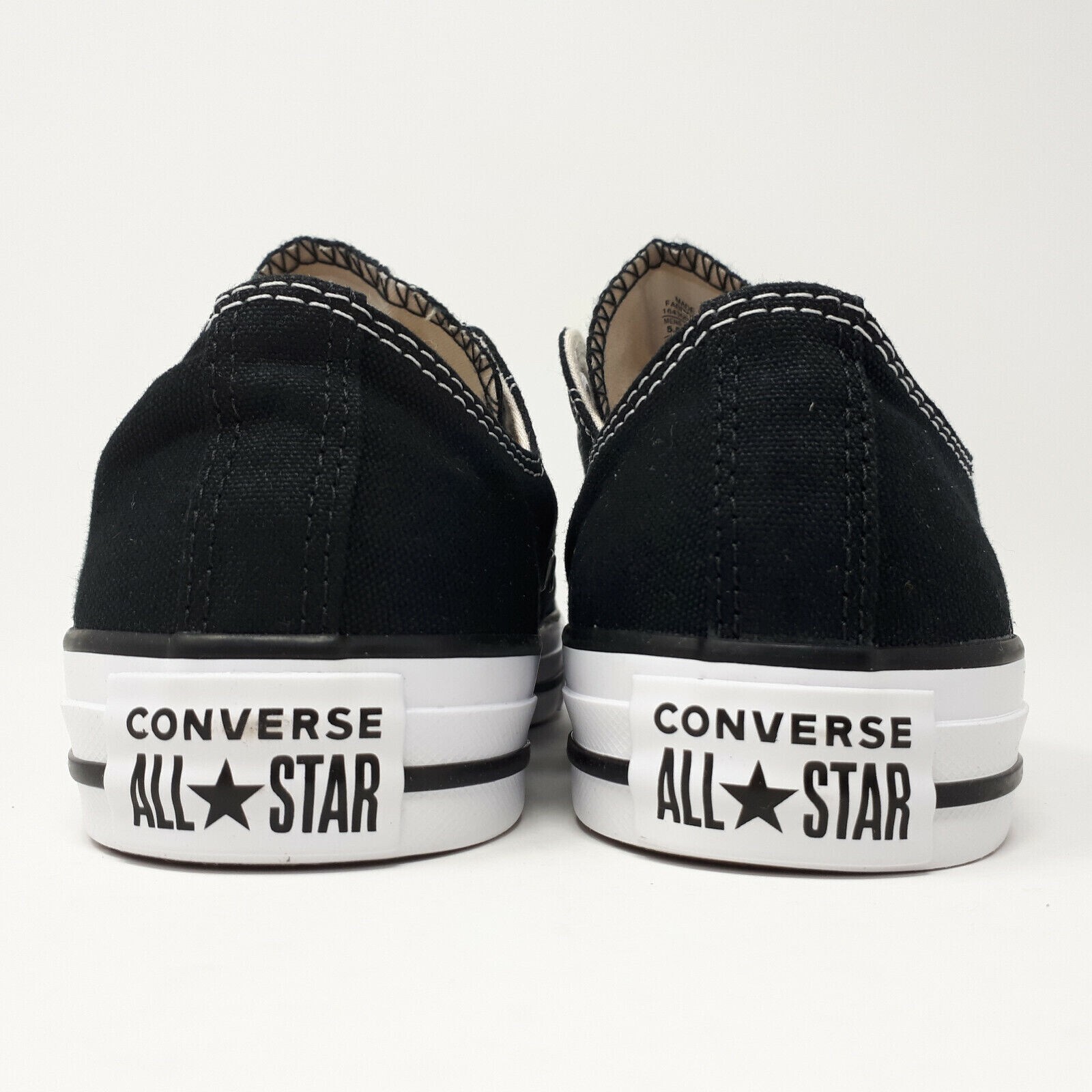 Converse Sneakers Black Slip – Ons Adults Size Womens 6/Mens 4