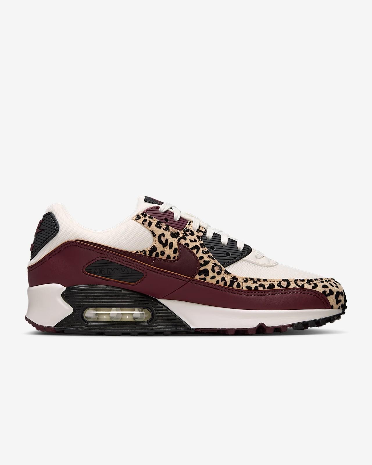 NIKE Women’s Air Max 90 IF1619-102 Sail Black Burgundy Crush