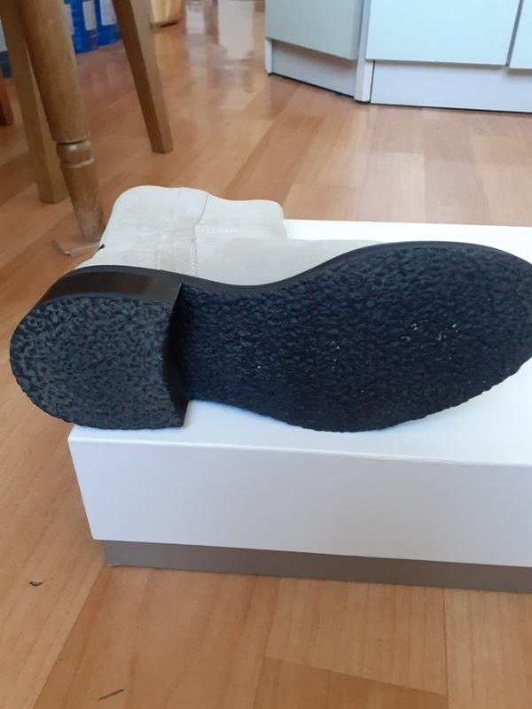Women Pollini Boots Grey Suede 37.5