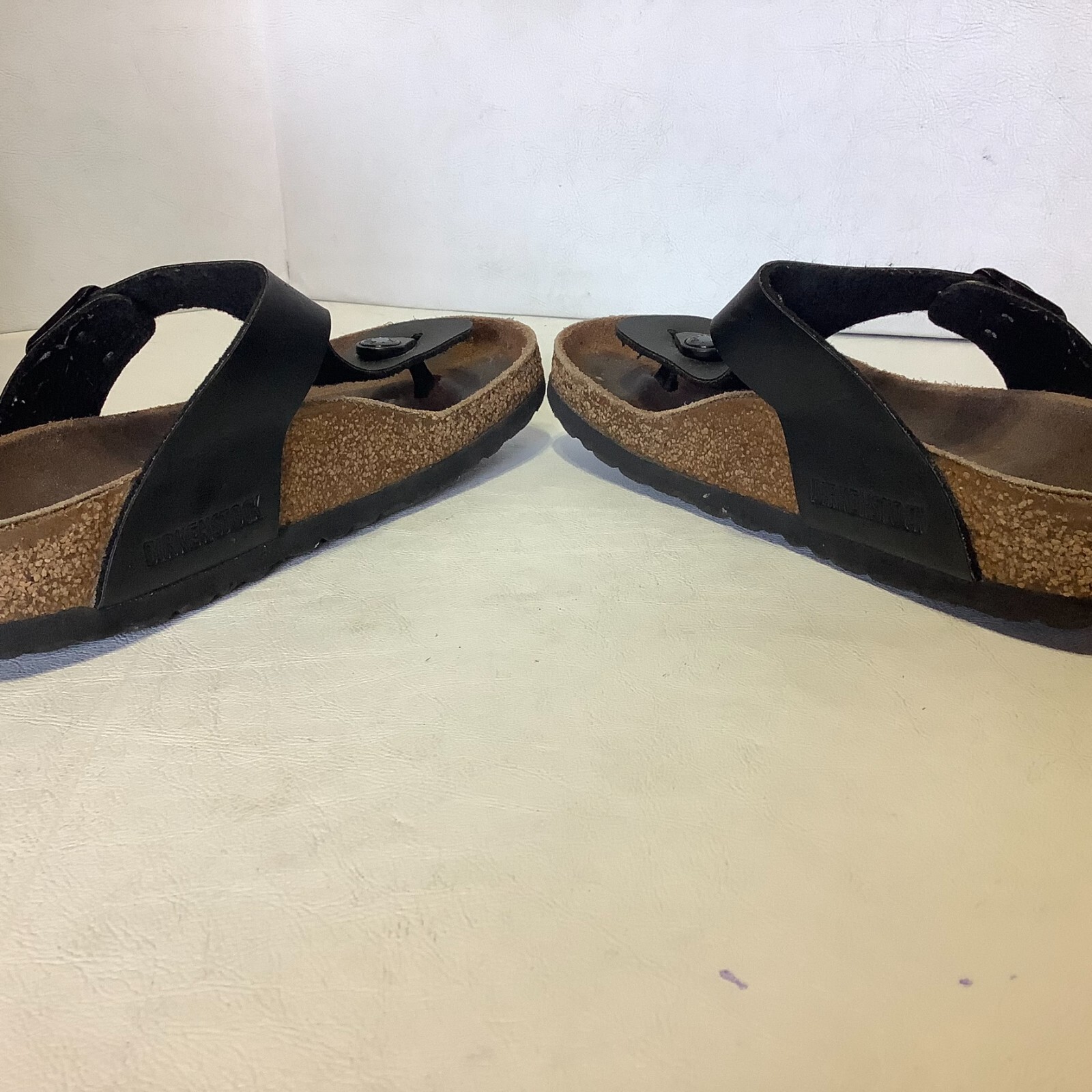Women’s Birkenstock Gizeh Thong Sandals Black US 5-5.5 Reg Width See Description