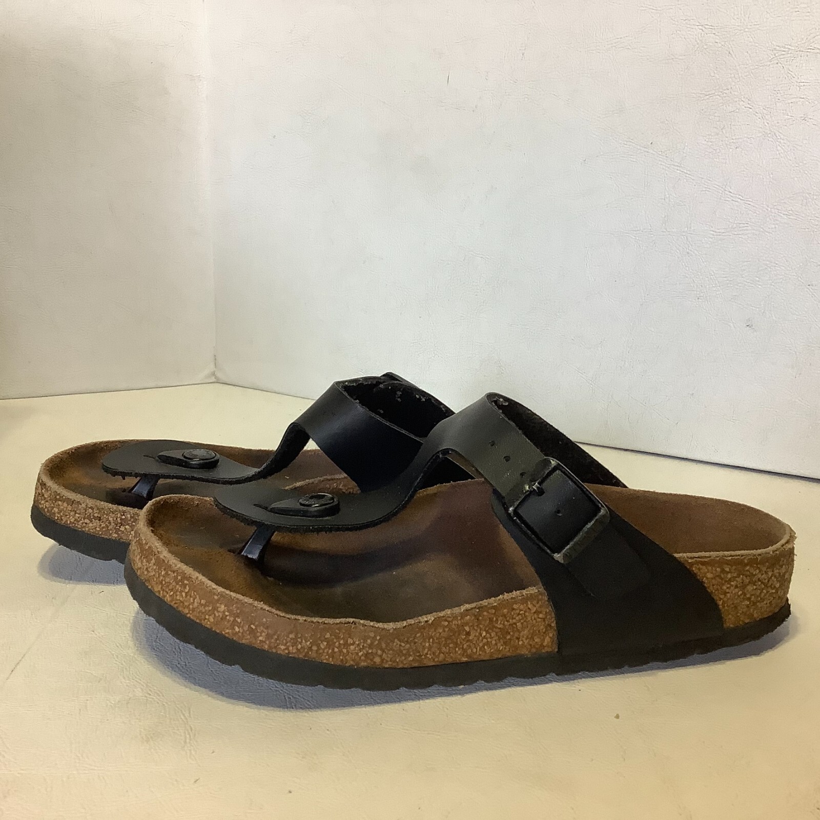 Women’s Birkenstock Gizeh Thong Sandals Black US 5-5.5 Reg Width See Description