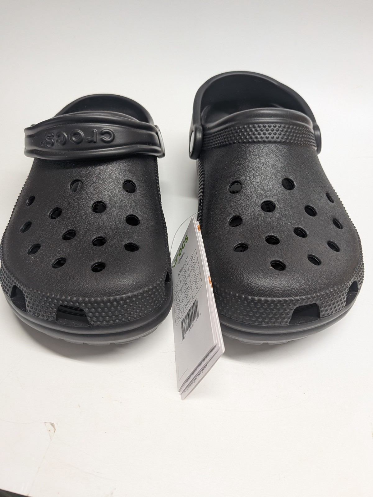 Crocs Classic Clogs – Black Womens 5 Mens 7 NWT 10001-001 Indonesia