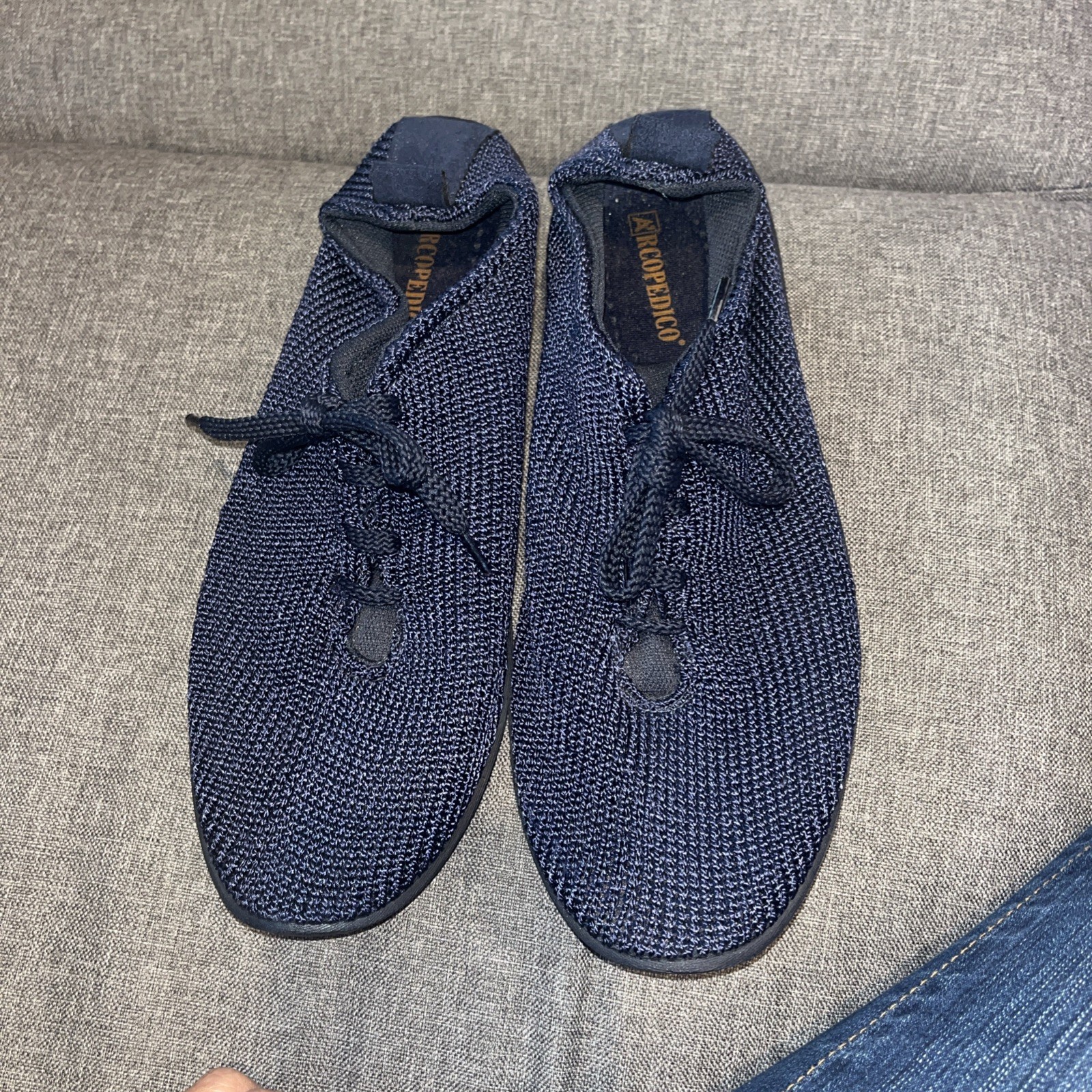Arcopedico Women’s LS Knit Shoe midnight blue size 41