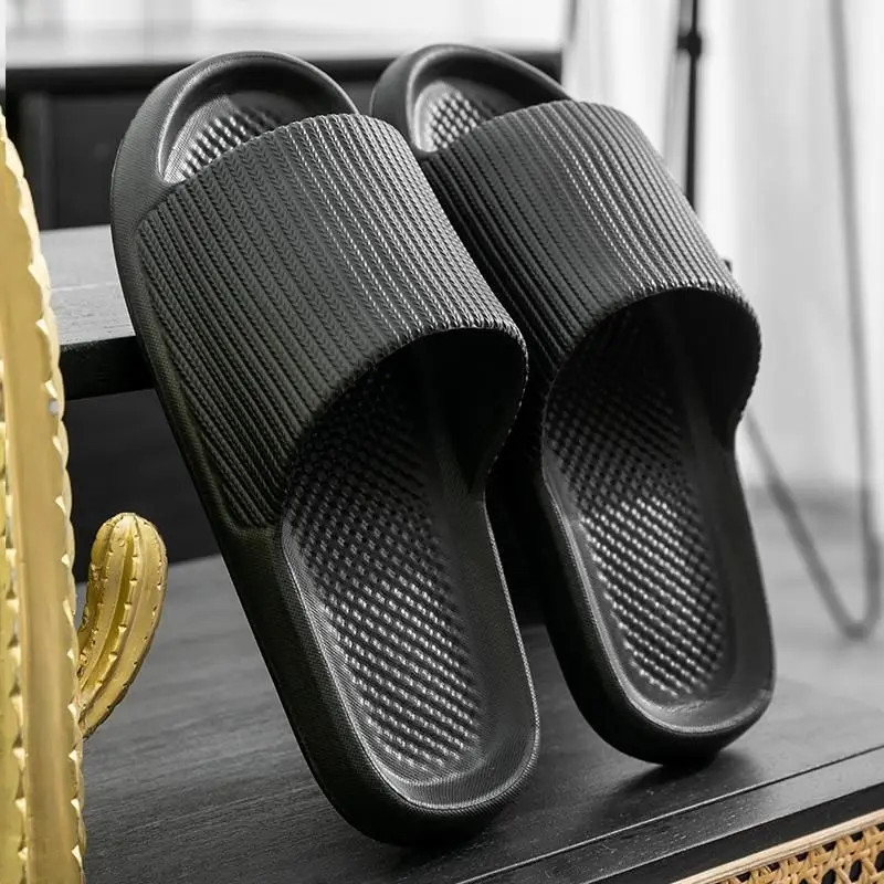 Thick Platform Bathroom Home Slippers Women Fashion Soft Sole EVA Indoor Slides
