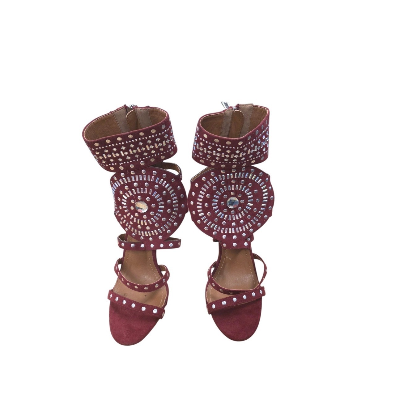 Cape Robbin Burgundy High-Heel Sandals