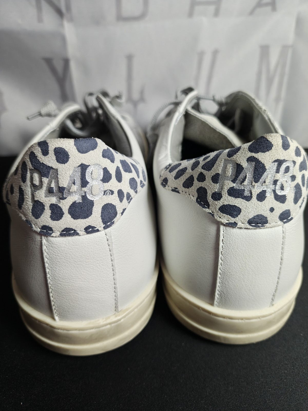 P448 Women’s 11/11.5 (42) John Low Top Sneaker White $298 New Blemishes