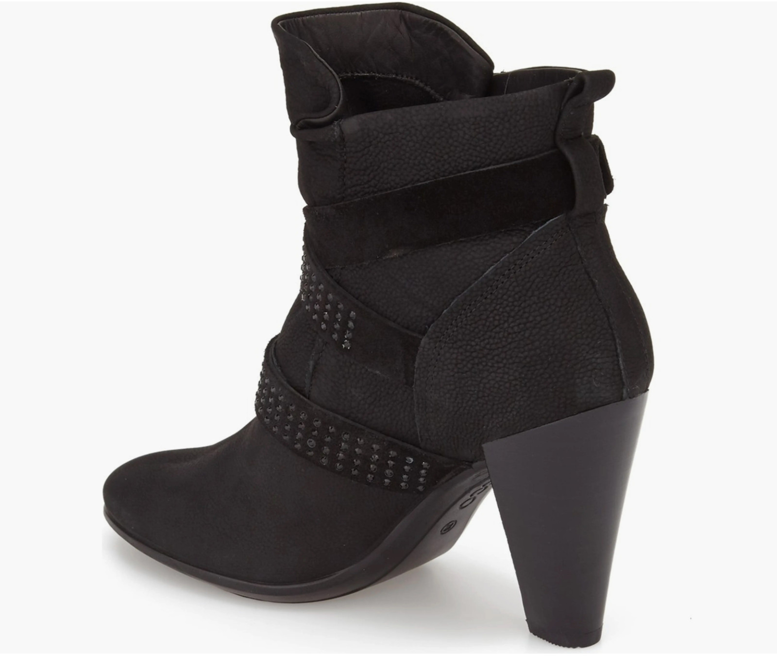 Ecco Z2169* Womens Black Cow Shape 75 Slouch Boots Size EU 40 US 9-9.5
