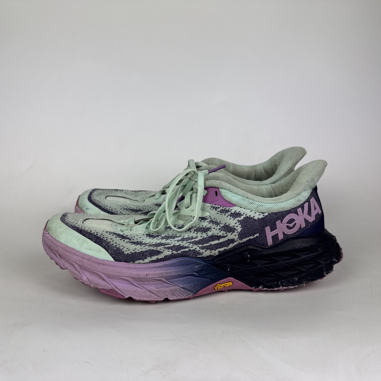 Hoka Speedgoat 5 Sunken Blue/Evening Primrose Womens US Size 11B