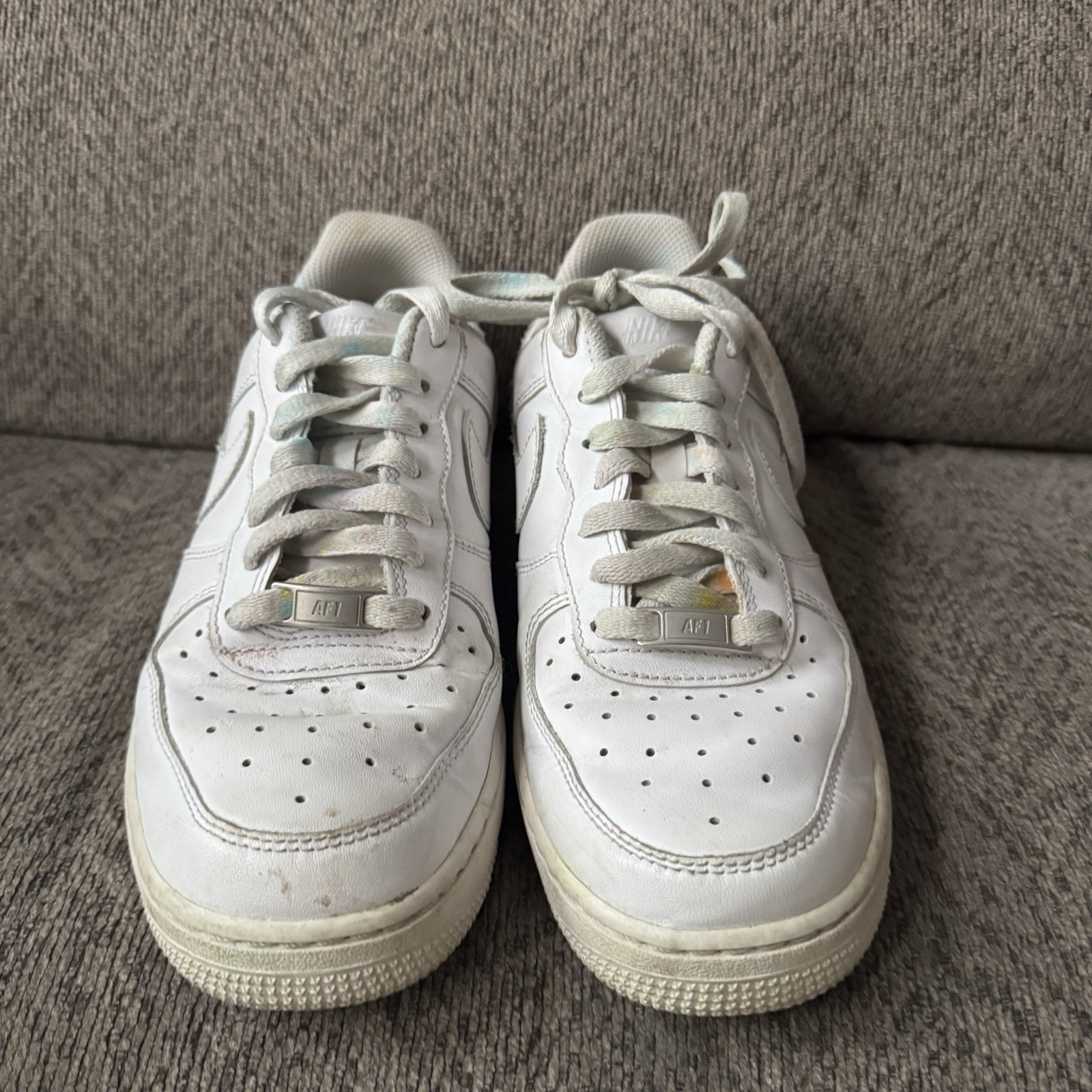Nike Air Force 1 ’07 Low White DD8959-100 Women’s Sz 8 Good Condition
