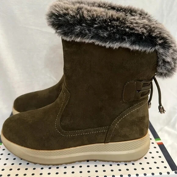 Flexus by Spring Step Waterproof Winter Boots – Olive (EU 37/6-6.5) a545852 –