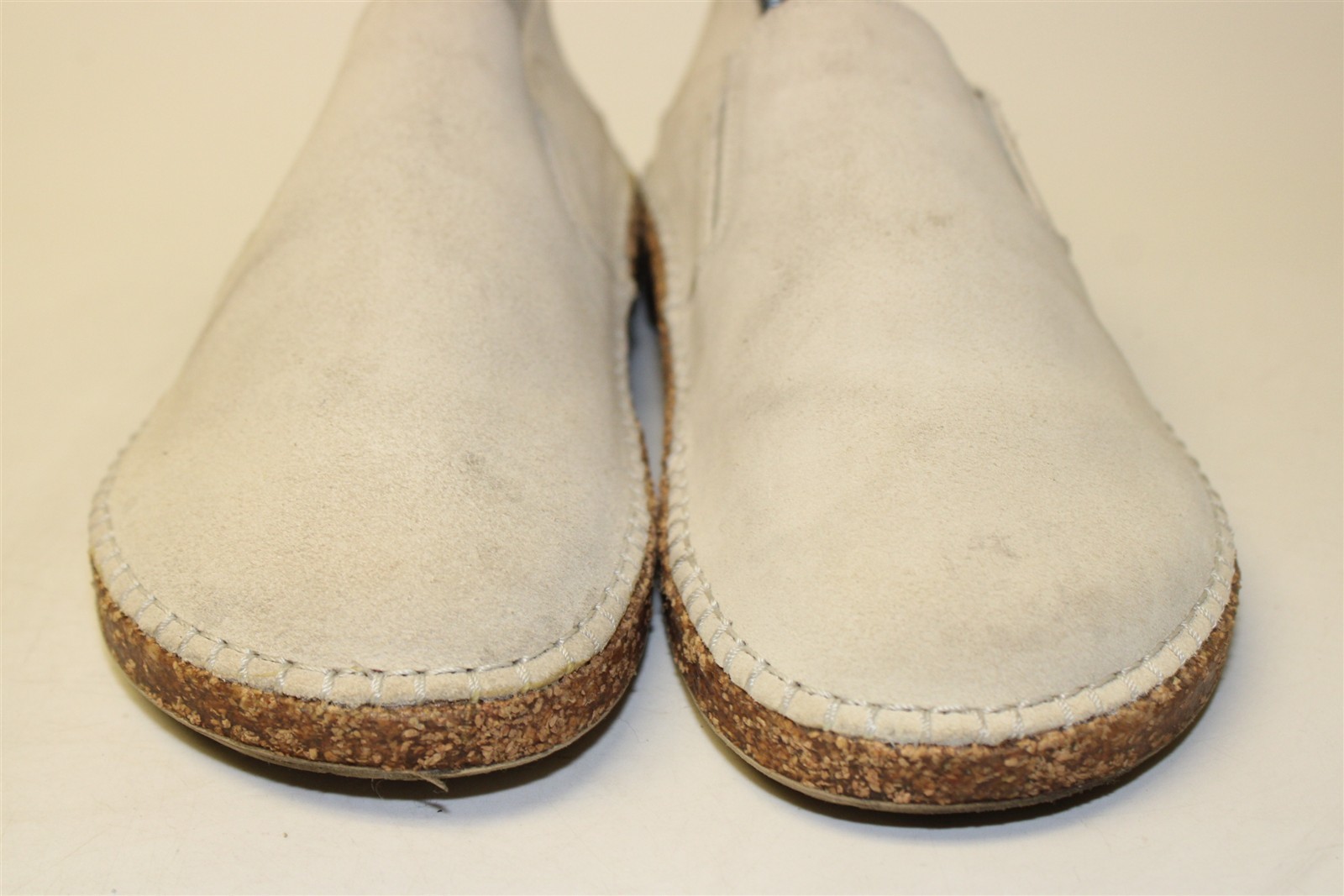 Birkenstock Callan Suede Slip On Loafers Womens 10 N 41 Mens 8 Light Beige Shoes