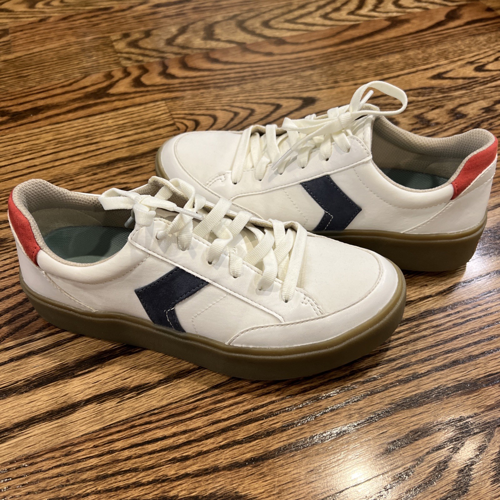 Dr. Scholls Madison Lace White Leather Fashion Sneakers Women’s Size 7 worn once