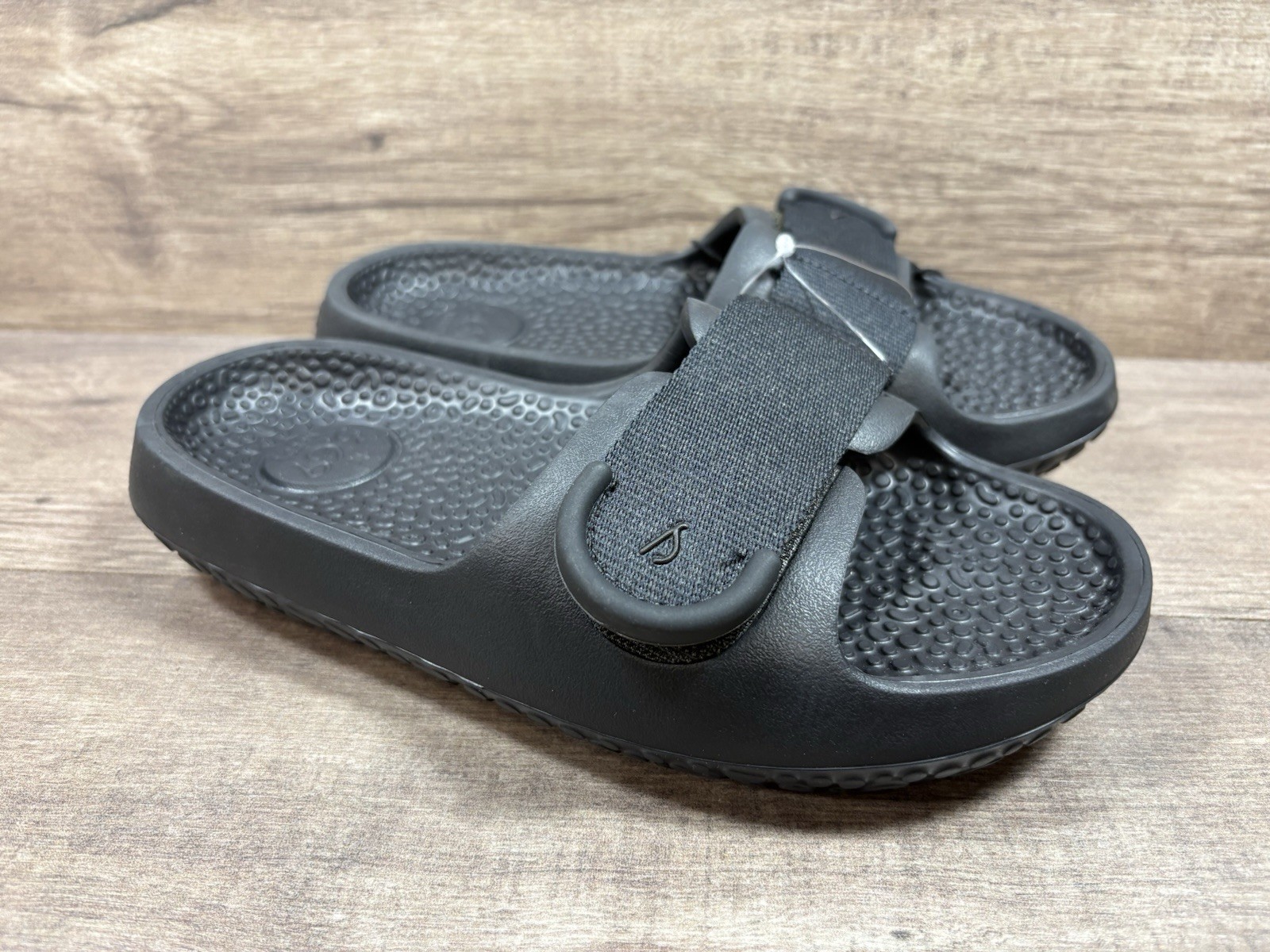 Allbirds Unisex Sugar Sliders Slide Sandals Black Eco Friendly Size W 6 M 4