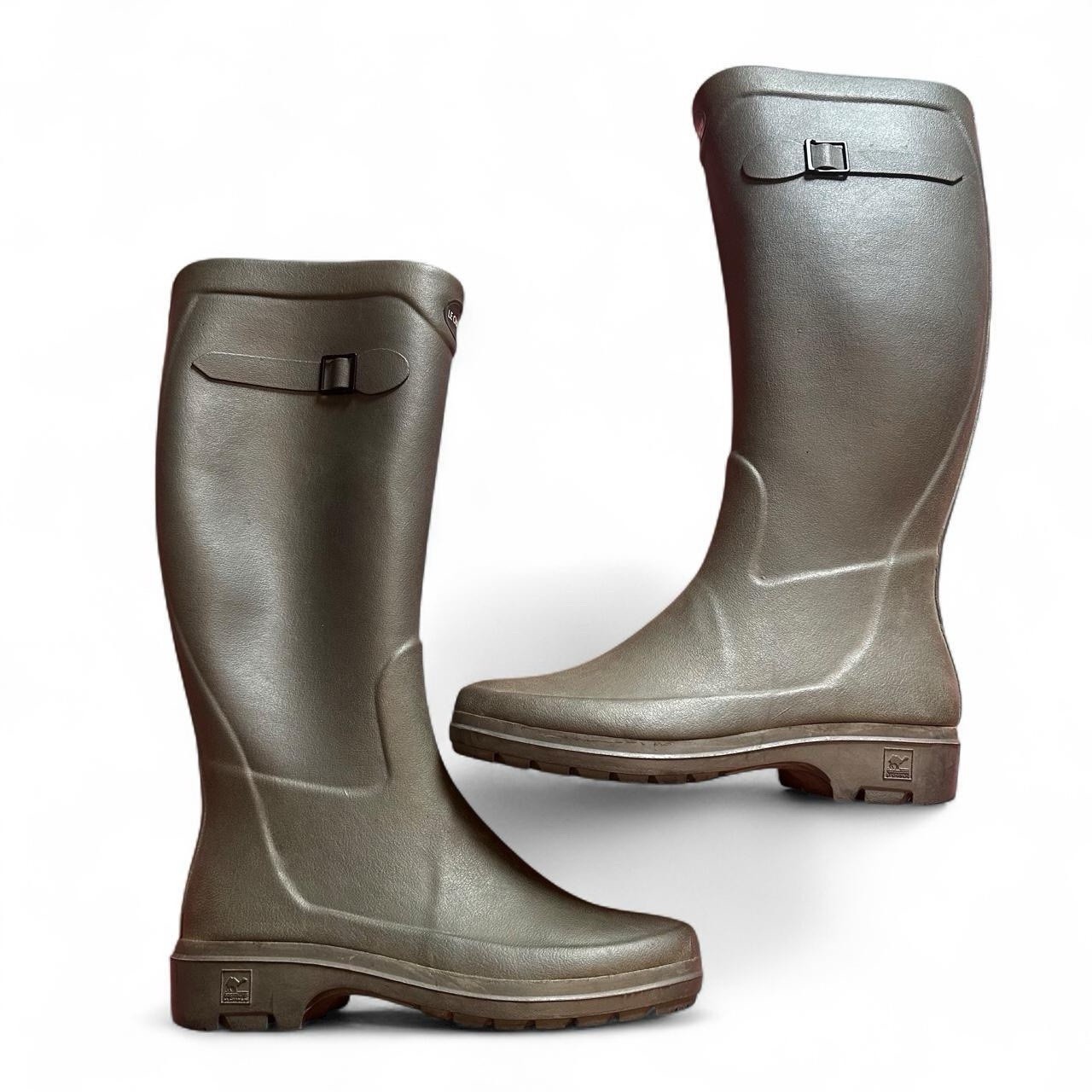 LE CHAMBEAU IRIS BOTLN JERSEY LINER WOMENS BOOTS EU 41 NWT Green