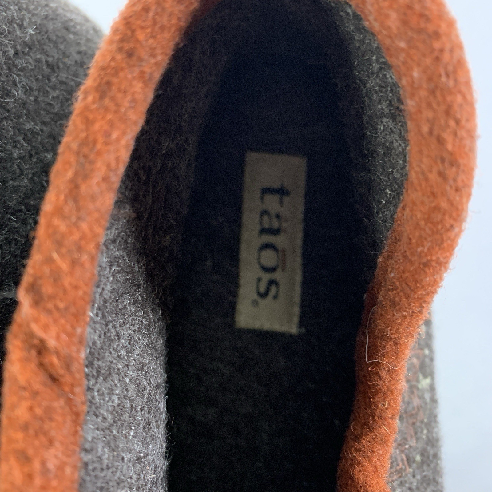 Taos Womens Woolside Boiled Wool Slipper Boot EU 41 US 10-10.5 Embroidered