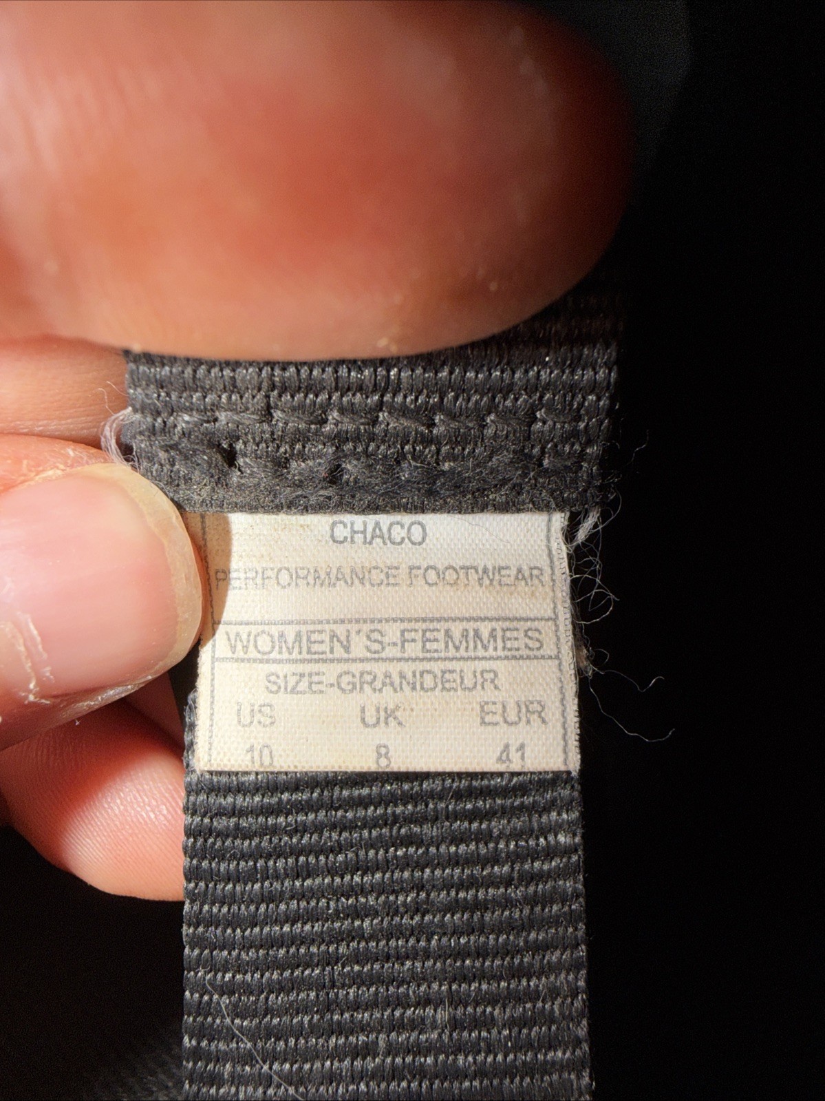 CHACO WOMENS CHILLOS SLIDE SANDALS BLACK SIZE 10