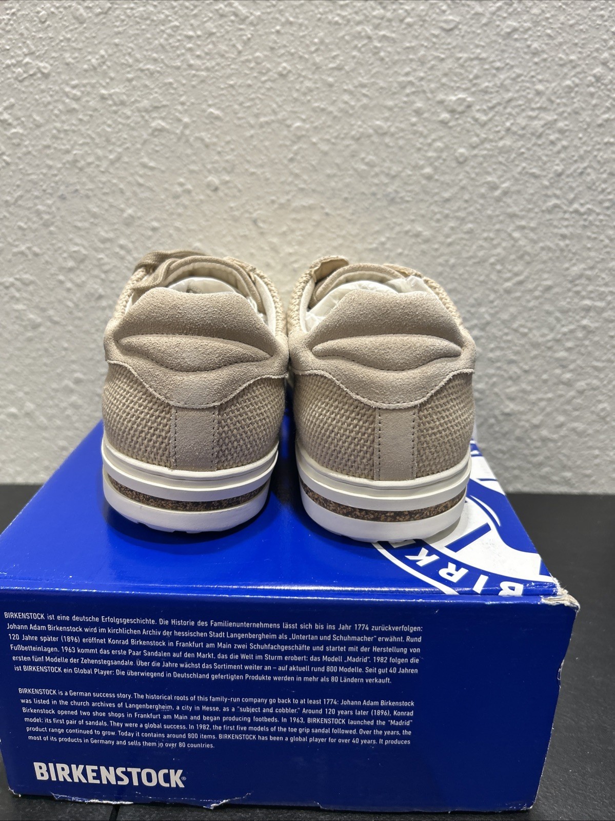BIRKENSTOCK Bend Sandcastle Suede Lace-Up Unisex Sneaker Athletic 41 US W-10 M-8
