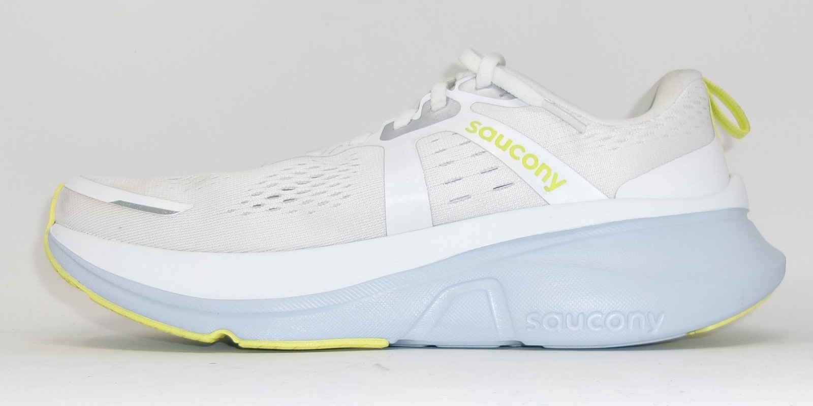 Saucony Women’s Guide 18 Running Shoes, White/Ice Melt, US 10.5 – GENTLY USED