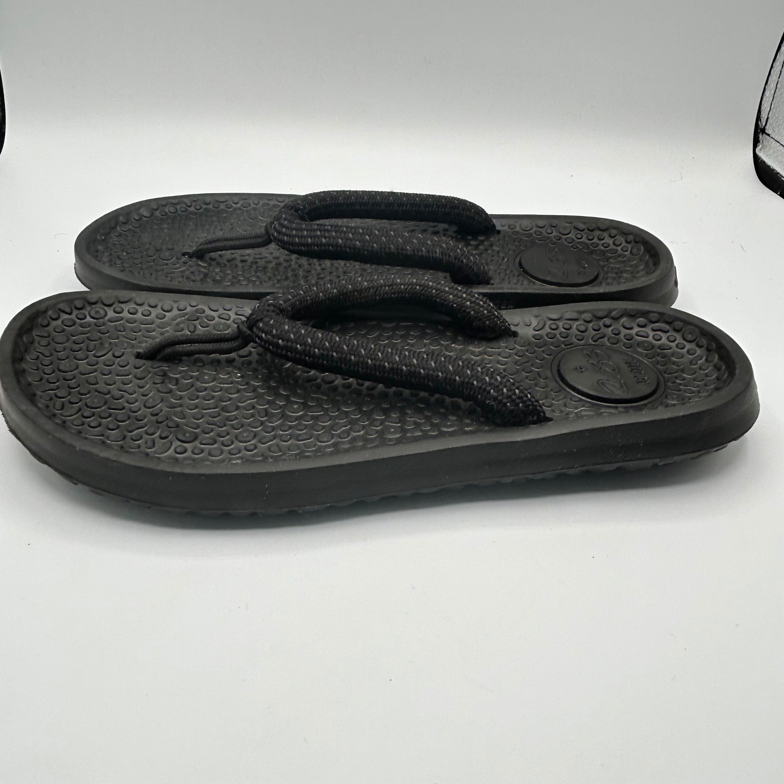 Allbirds Sugar Zeffers Black Flip Flop Sandals Womens Eco Friendly Sugarcane