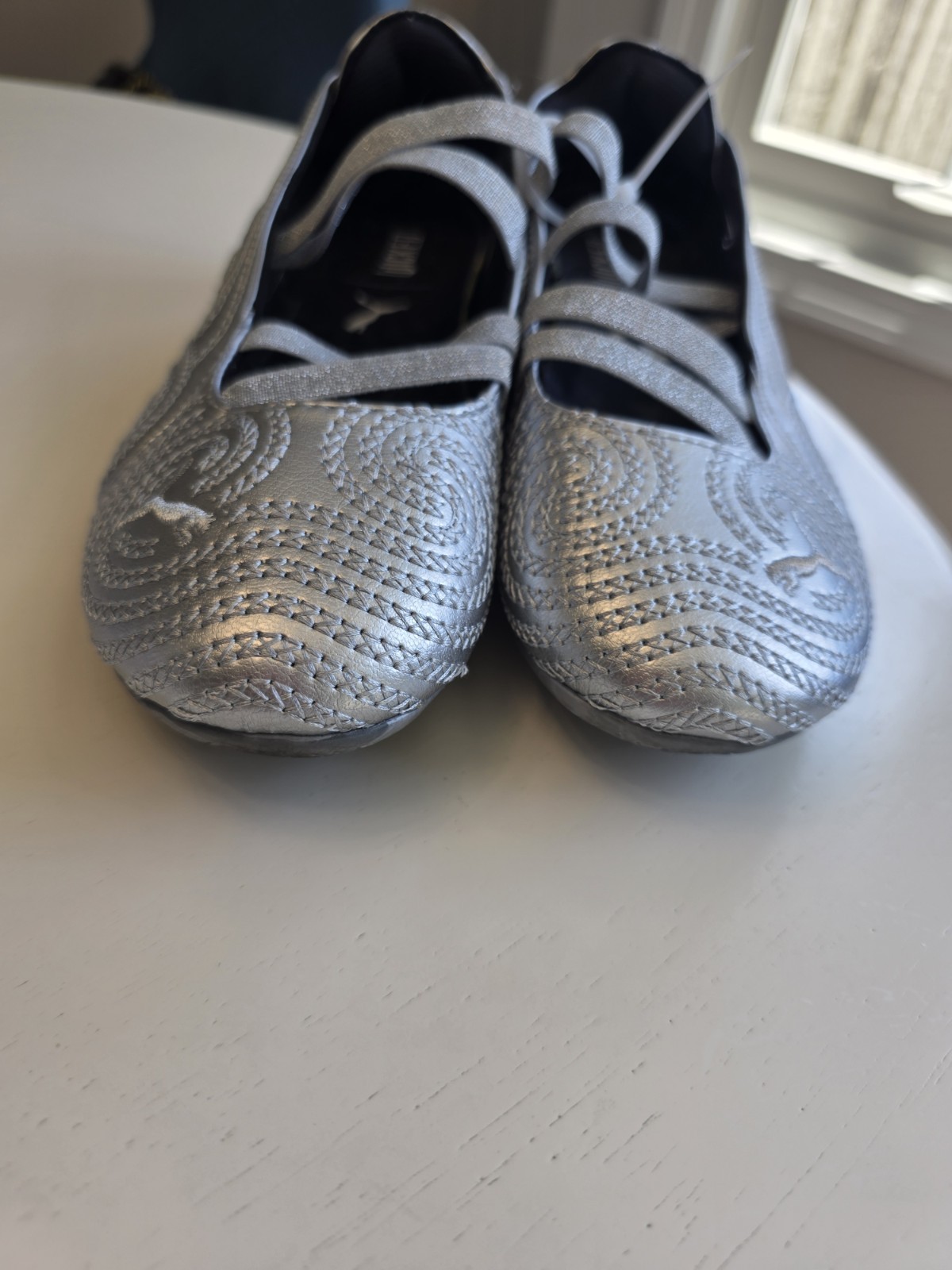 PUMA X Wicked Speedcat Ballet Silver Sneakers Casual Shoes 40713501 Size 6.5
