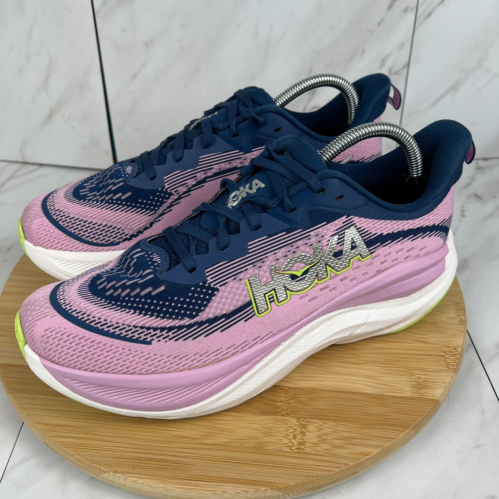 Hoka One Skyflow Womes Size 10 B Midnight Twilight Pink Running Shoe 1155113 MTW