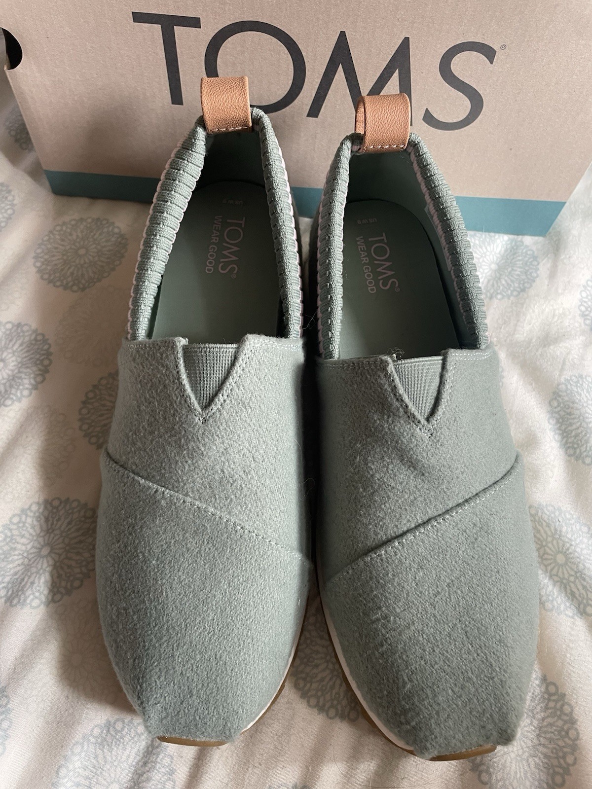 TOMS Alpargata Resident 2.0 Size 9 Frosty Sage